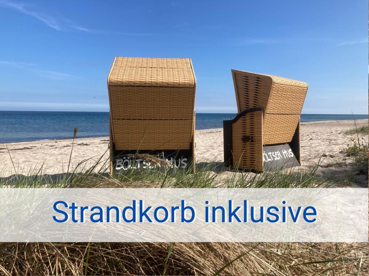 Boeltser Hus Ferienwohnungen Mit Strandkorb Und Kamin 10 Gehminuten Zum Kurtaxefreien Sandstrand Kraksdorf Zewnętrze zdjęcie