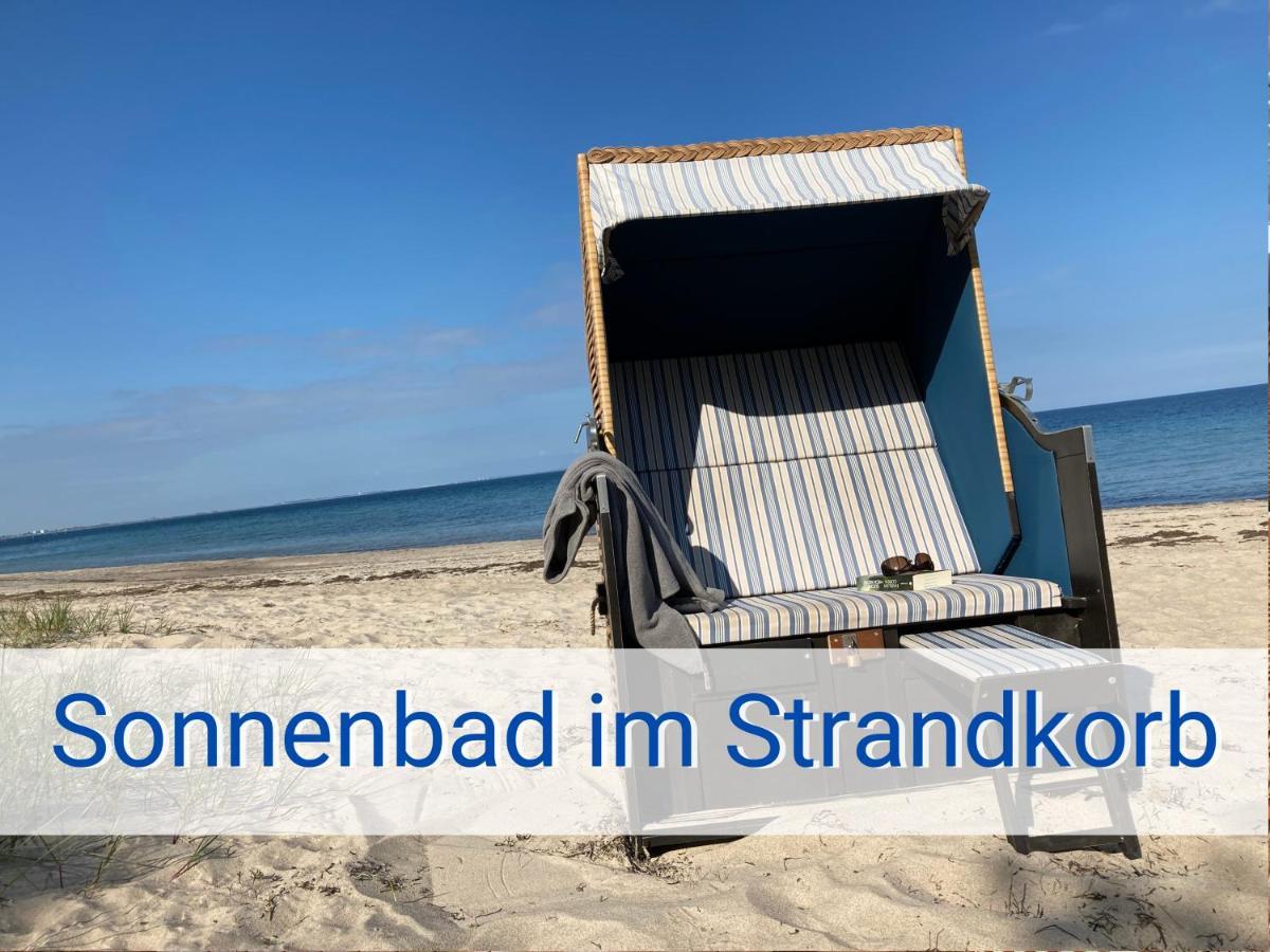 Boeltser Hus Ferienwohnungen Mit Strandkorb Und Kamin 10 Gehminuten Zum Kurtaxefreien Sandstrand Kraksdorf Zewnętrze zdjęcie